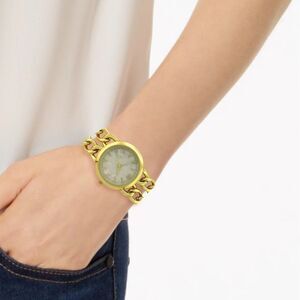 Double-Row Link Bracelet Watch 35mm  - NWOT